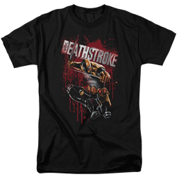 Deathstroke Blood Splattered - Men's Regular Fit T-Shirt Men's Regular Fit T-Shirt Deathstroke   