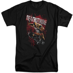Deathstroke Blood Splattered - Men's Tall Fit T-Shirt Men's Tall Fit T-Shirt Deathstroke   