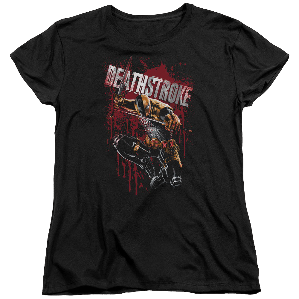 Deathstroke Blood Splattered - Women's T-Shirt Women's T-Shirt Deathstroke   