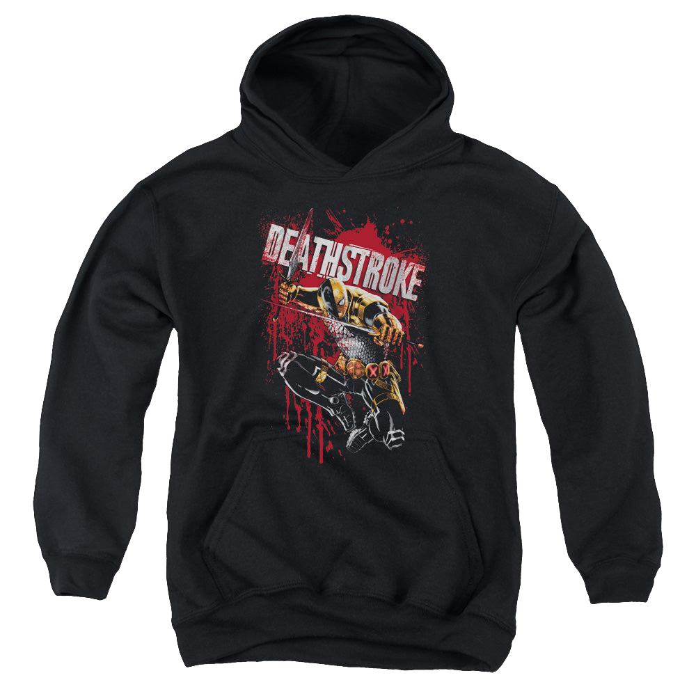Deathstroke Blood Splattered - Youth Hoodie Youth Hoodie (Ages 8-12) Deathstroke   