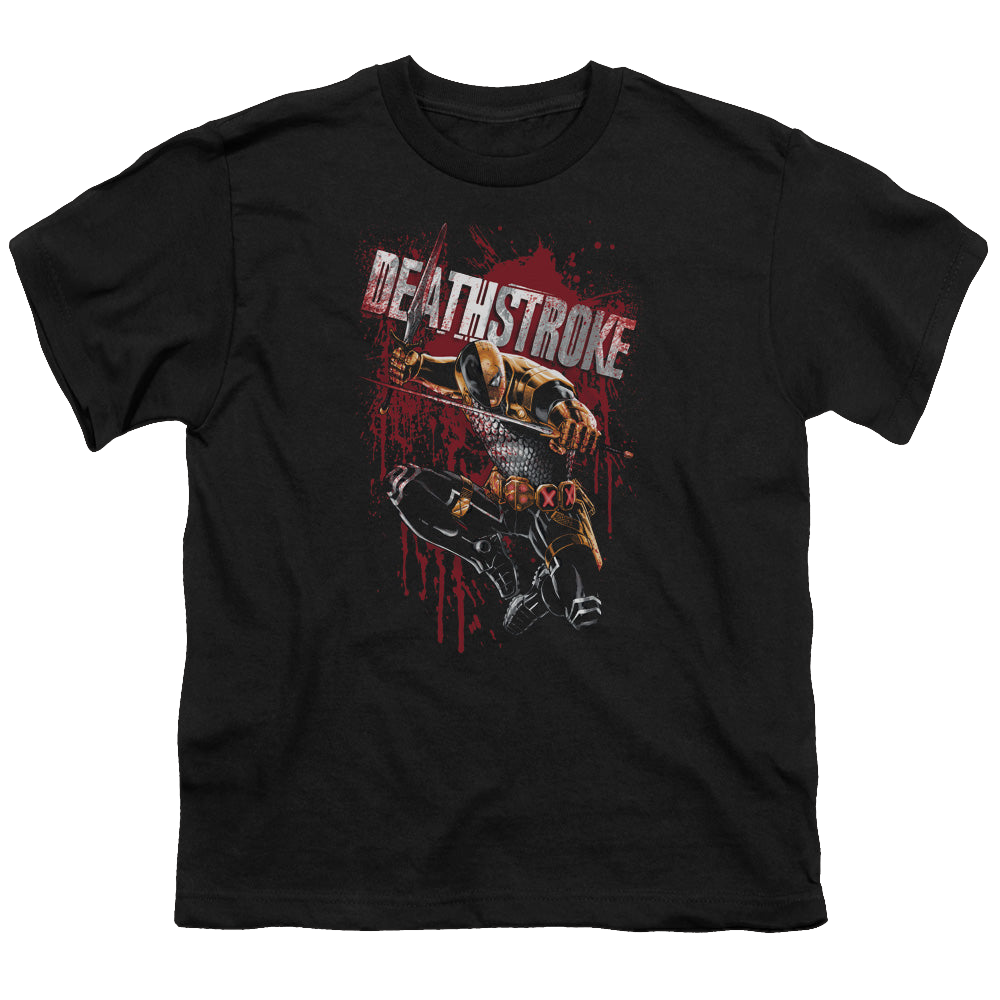 Deathstroke Blood Splattered - Youth T-Shirt Youth T-Shirt (Ages 8-12) Deathstroke   