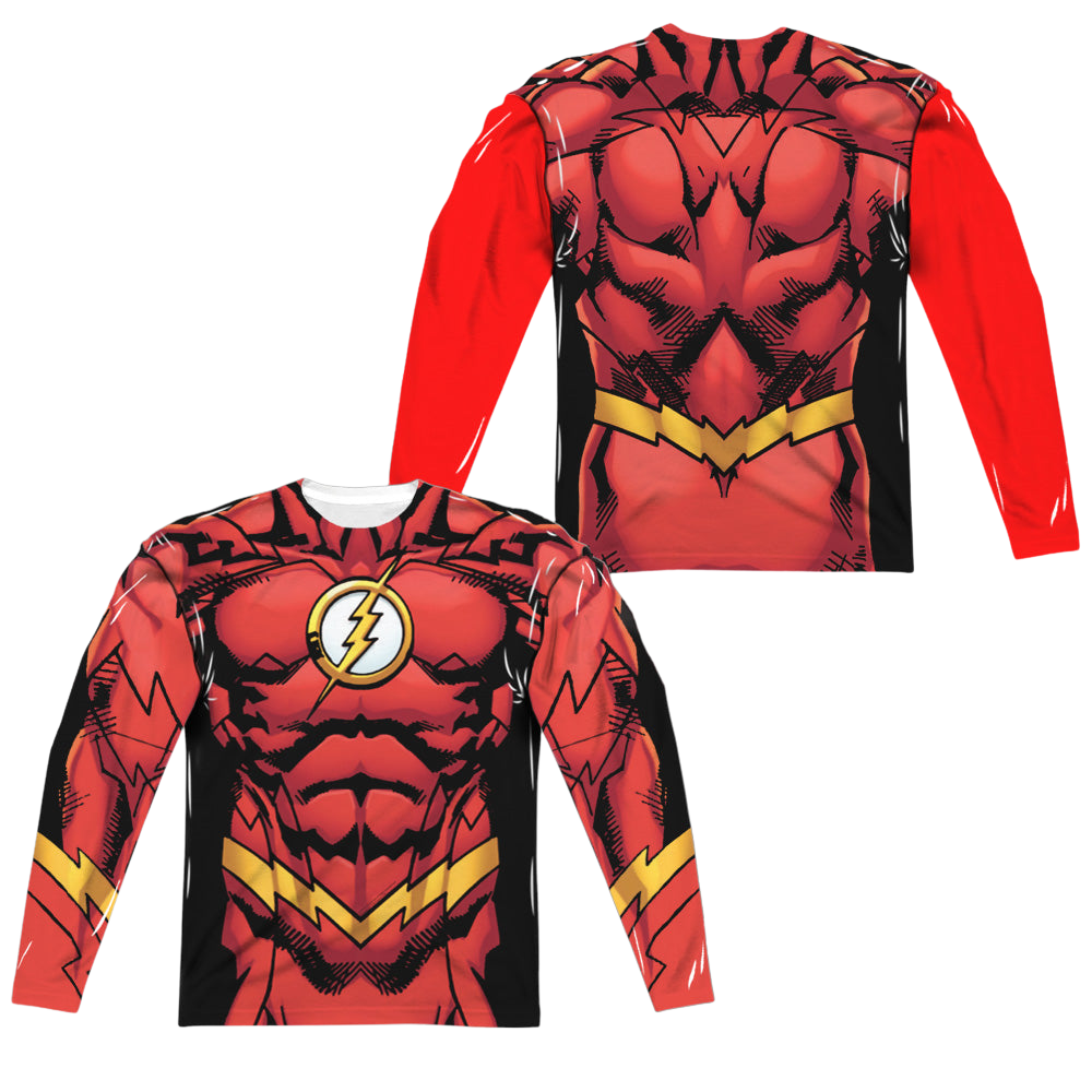 Flash, The Flash 52 (Front/Back Print) - Men's All-Over Print Long Sleeve Men's All-Over Print Long Sleeve The Flash   