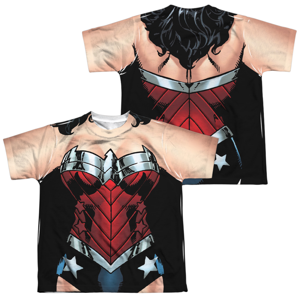 Wonder Woman Wonder 52 (Front/Back Print) - Youth All-Over Print T-Shirt Youth All-Over Print T-Shirt (Ages 8-12) Wonder Woman   