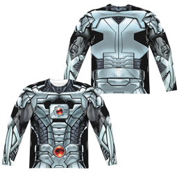 Justice League Cyborg Men's All-Over Print T-Shirt Men's All-Over Print Long Sleeve Justice League   