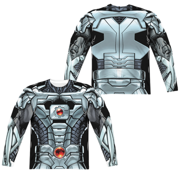 Justice League Cyborg men's all-over print long sleeve