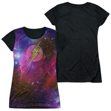 Flash Galaxy juniors black back t-shirt
