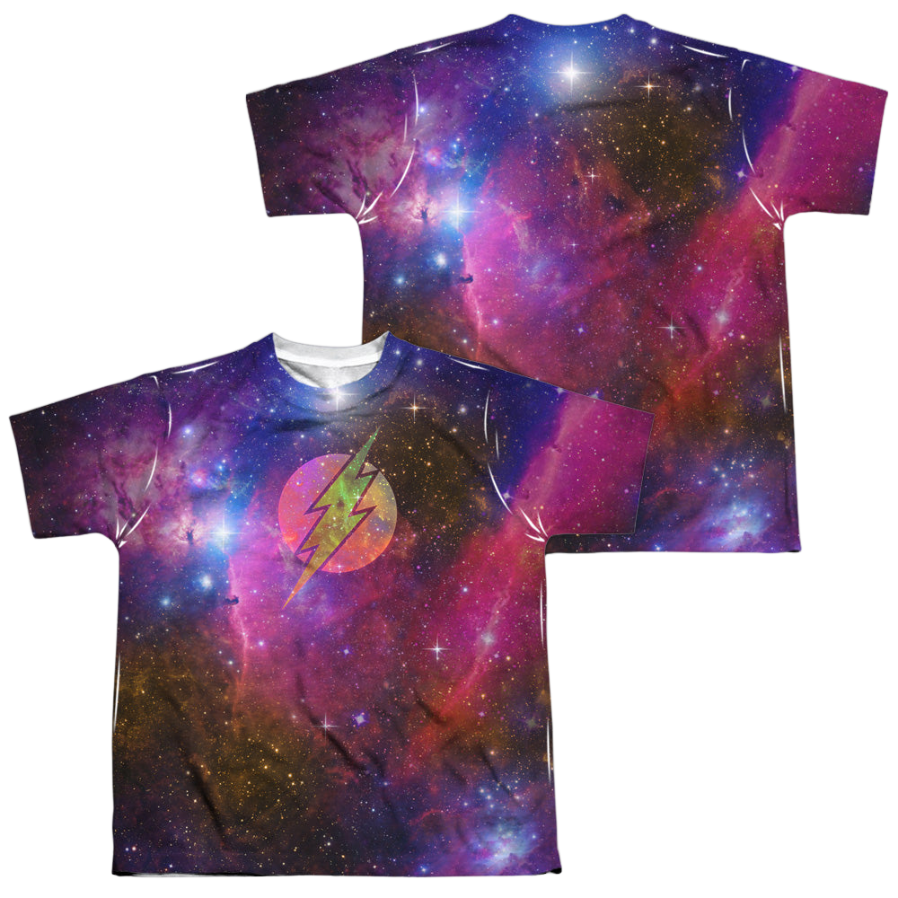 Flash, The Flash Galaxy (Front/Back Print) - Youth All-Over Print T-Shirt Youth All-Over Print T-Shirt (Ages 8-12) The Flash   