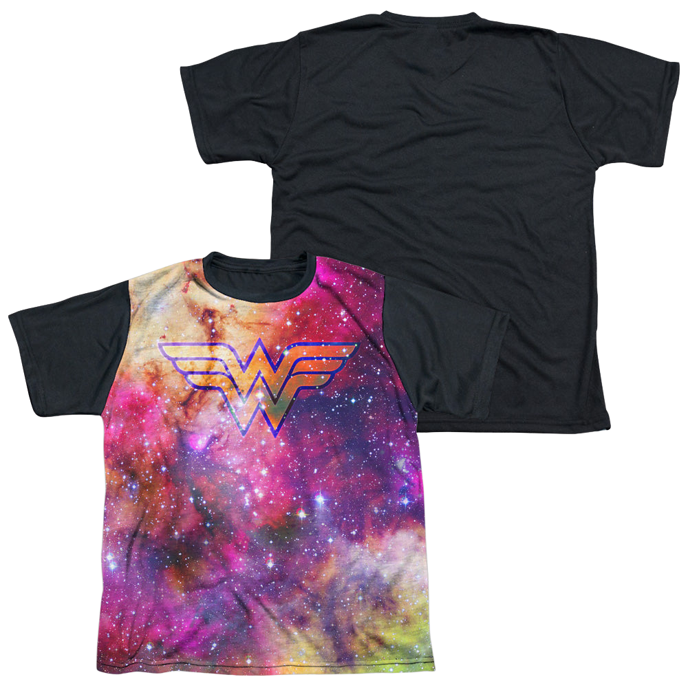 Wonder Woman Wonder Galaxy - Youth Black Back T-Shirt Youth Black Back T-Shirt (Ages 8-12) Wonder Woman   