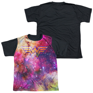 Wonder Woman Wonder Galaxy - Youth Black Back T-Shirt Youth Black Back T-Shirt (Ages 8-12) Wonder Woman   