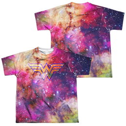 Wonder Woman Wonder Galaxy (Front/Back Print) - Youth All-Over Print T-Shirt Youth All-Over Print T-Shirt (Ages 8-12) Wonder Woman   