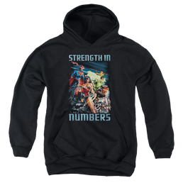 Justice League Strength In Number - Youth Hoodie Youth Hoodie (Ages 8-12) Justice League   