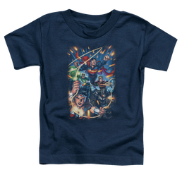 Justice League Under Attack - Toddler T-Shirt Toddler T-Shirt Justice League   