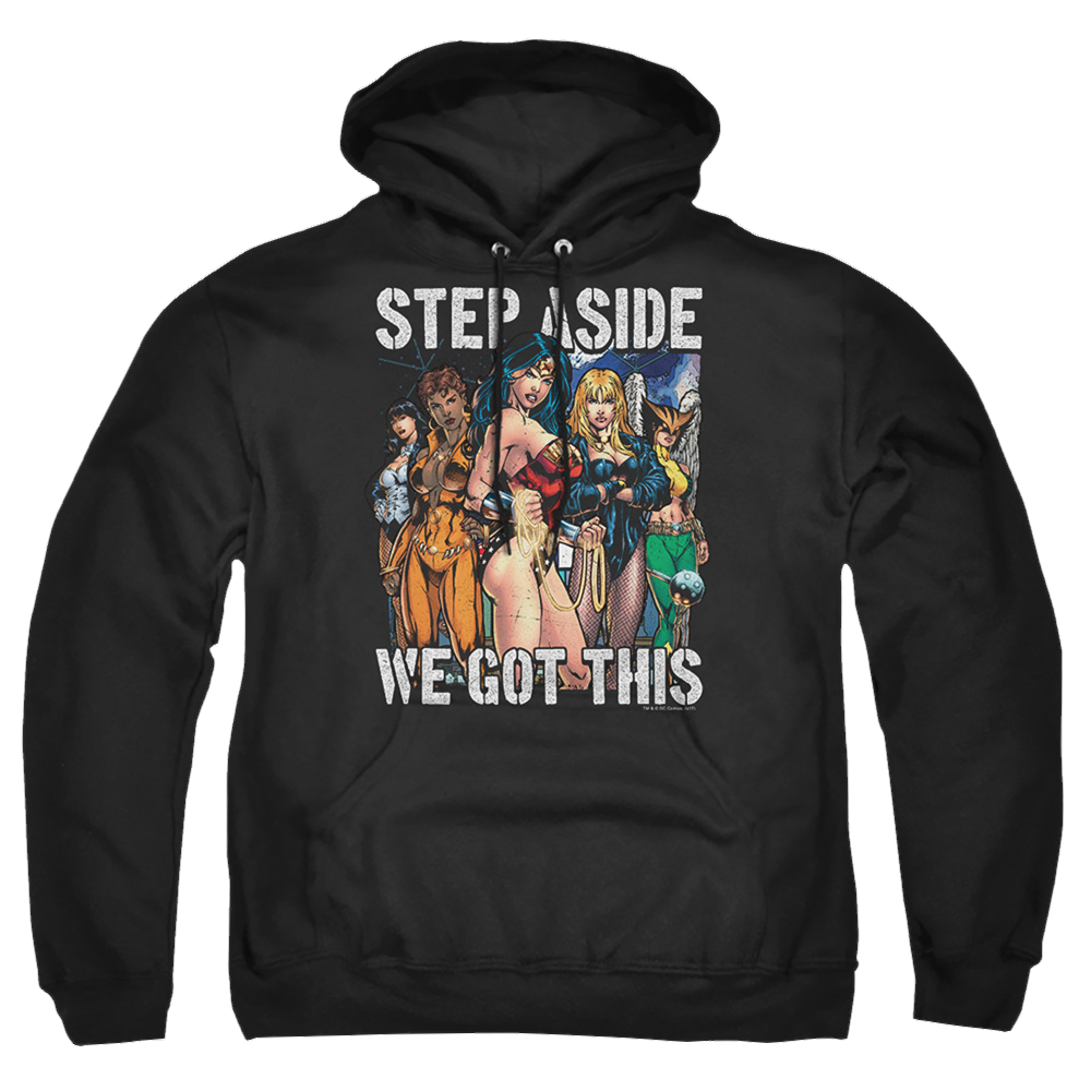 Justice League Heroines Pullover Hoodie Pullover Hoodie Justice League   