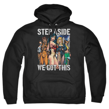 Justice League Heroines Pullover Hoodie Pullover Hoodie Justice League   
