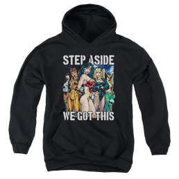 Justice League Heroines - Youth Hoodie Youth Hoodie (Ages 8-12) Justice League   