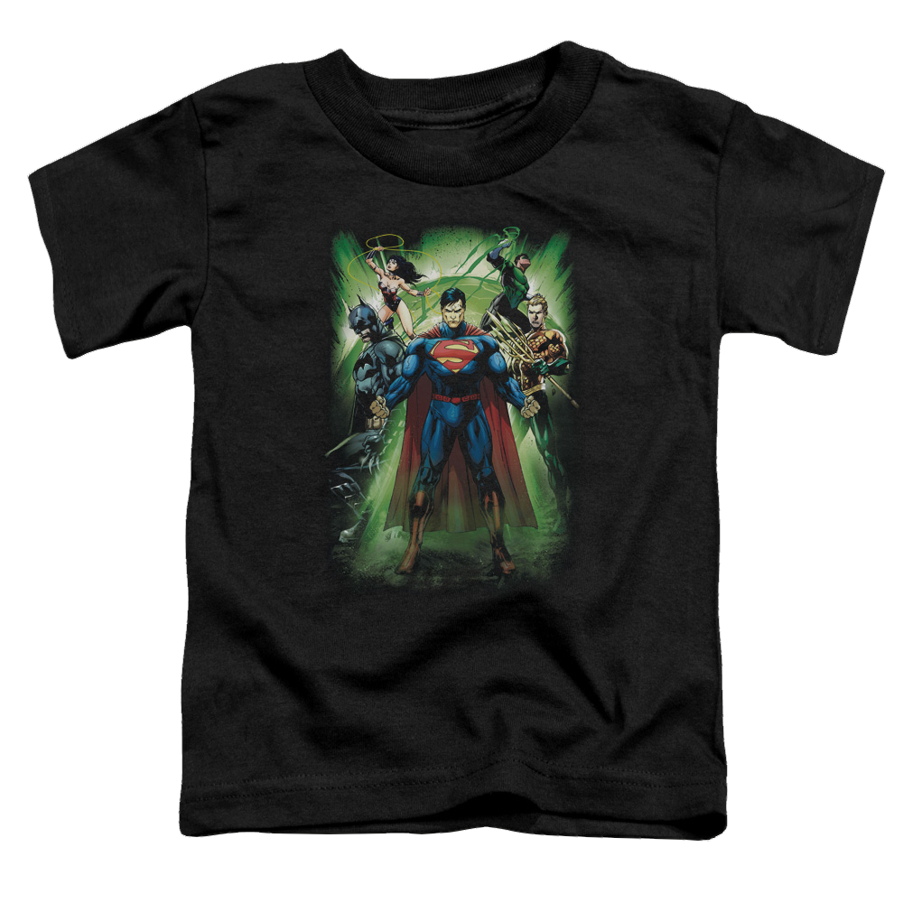 Justice League Power Burst - Toddler T-Shirt Toddler T-Shirt Justice League   