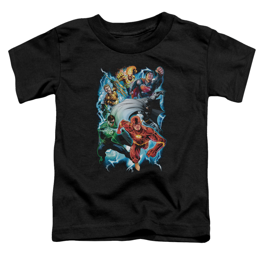 Justice League Electric Team - Toddler T-Shirt Toddler T-Shirt Justice League   