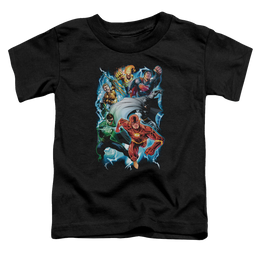 Justice League Electric Team - Toddler T-Shirt Toddler T-Shirt Justice League   