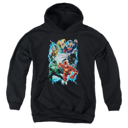 Justice League Electric Team - Youth Hoodie Youth Hoodie (Ages 8-12) Justice League   