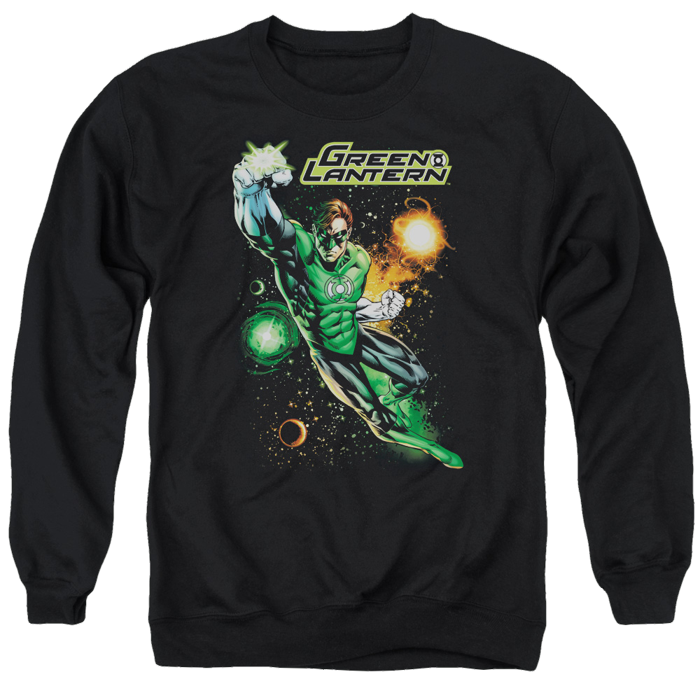 Green Lantern Galactic Guardian - Men's Crewneck Sweatshirt Men's Crewneck Sweatshirt Green Lantern   