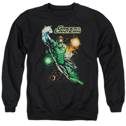 Green Lantern Galactic Guardian - Men's Crewneck Sweatshirt Men's Crewneck Sweatshirt Green Lantern   
