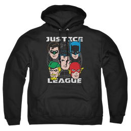 Justice League Head Of States Pullover Hoodie Pullover Hoodie Justice League   