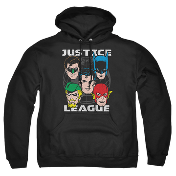 Justice League Head Of States Pullover Hoodie Pullover Hoodie Justice League   