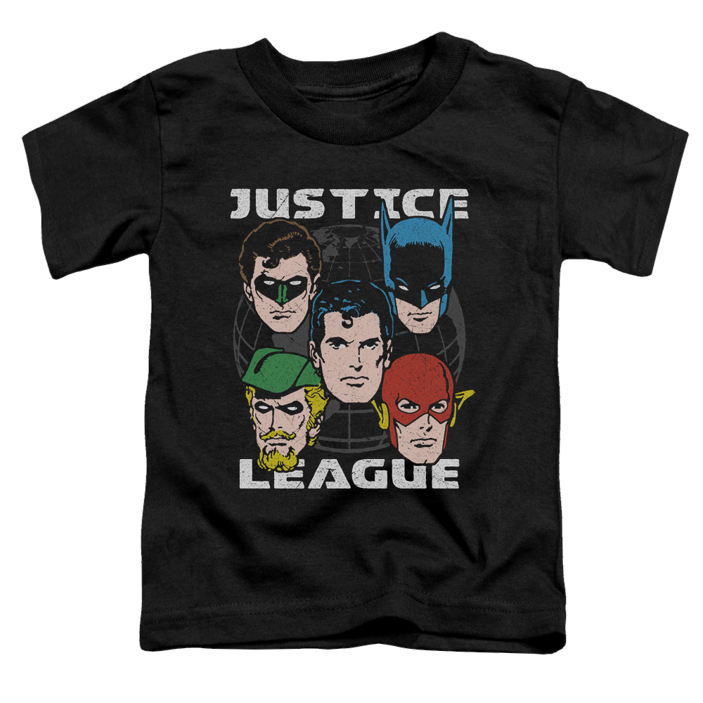 Justice League Head Of States - Toddler T-Shirt Toddler T-Shirt Justice League   