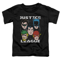 Justice League Head Of States - Toddler T-Shirt Toddler T-Shirt Justice League   