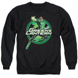 Green Lantern Lantern Glow - Men's Crewneck Sweatshirt Men's Crewneck Sweatshirt Green Lantern   