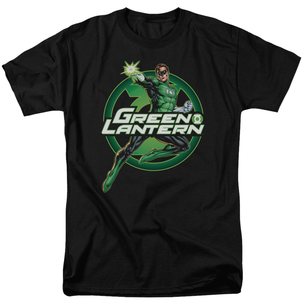Green Lantern Lantern Glow - Men's Regular Fit T-Shirt Men's Regular Fit T-Shirt Green Lantern   