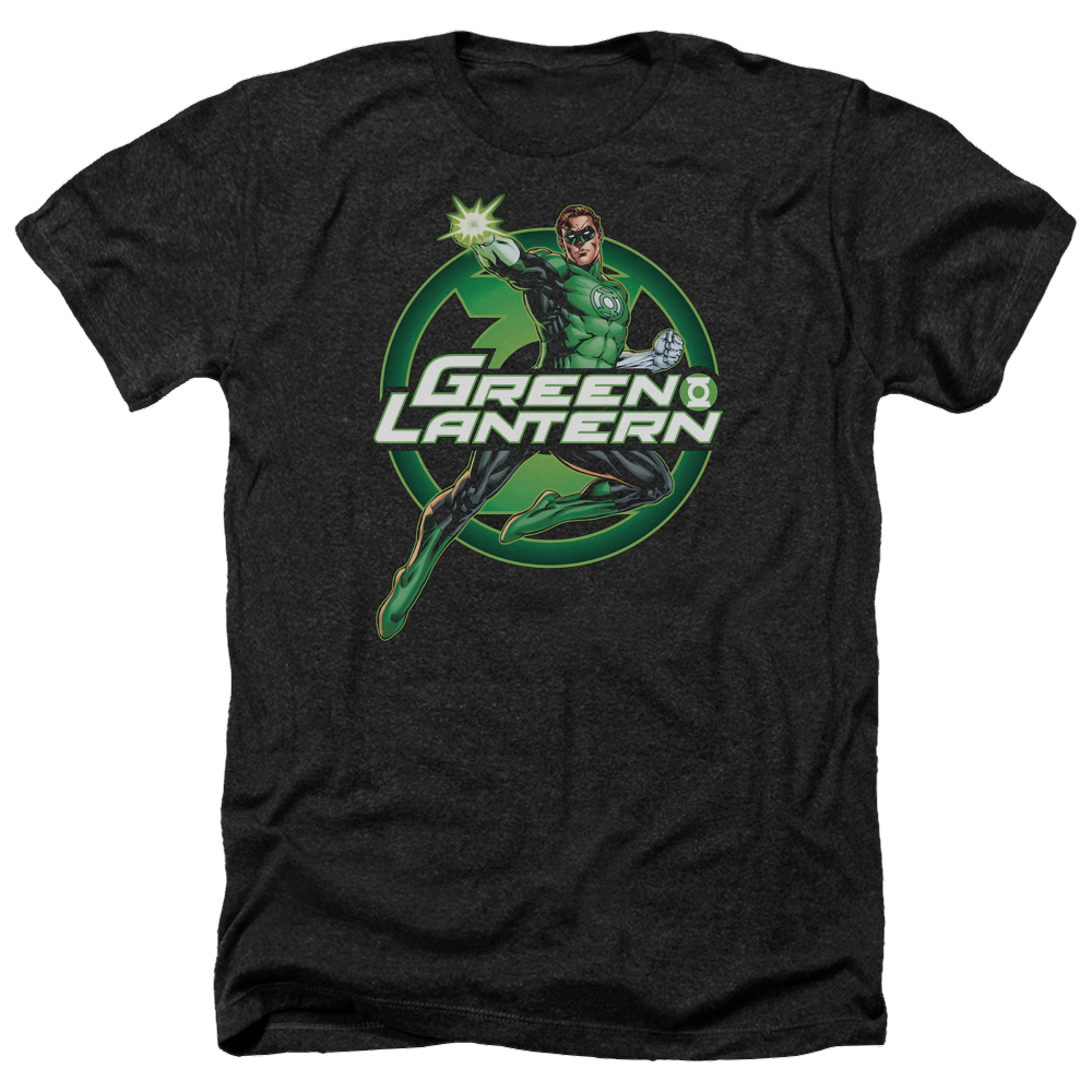 Green Lantern Lantern Glow - Men's Heather T-Shirt Men's Heather T-Shirt Green Lantern   