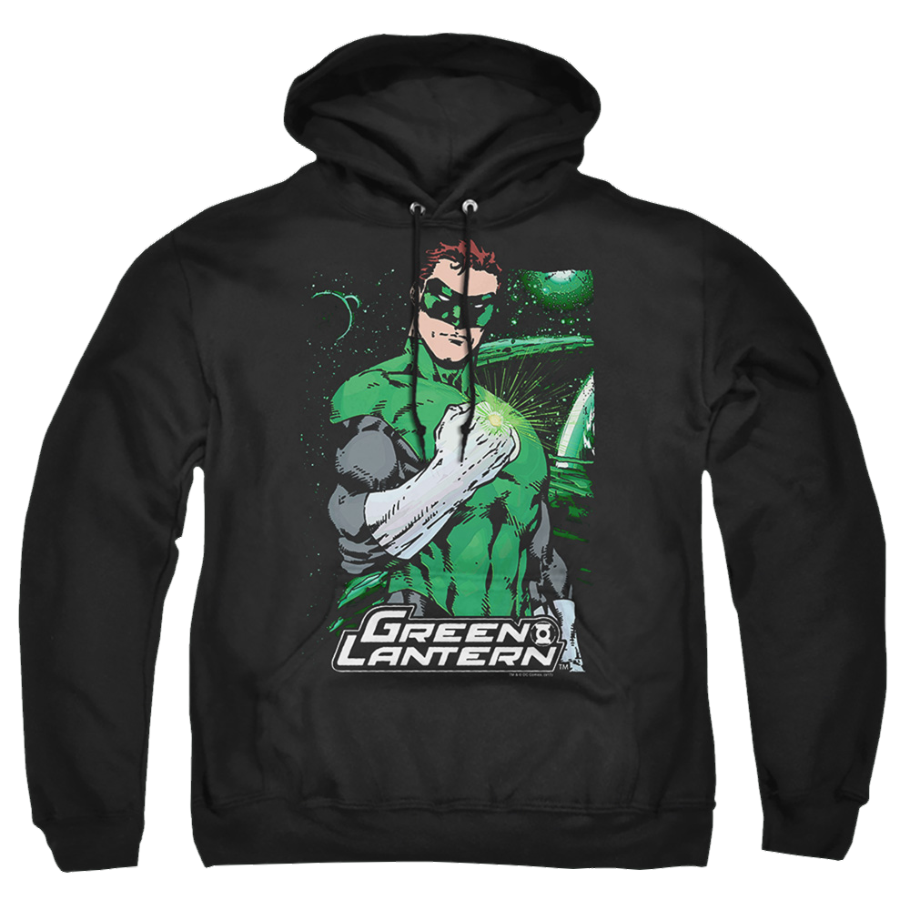 Green Lantern Fist Flare - Pullover Hoodie Pullover Hoodie Green Lantern   