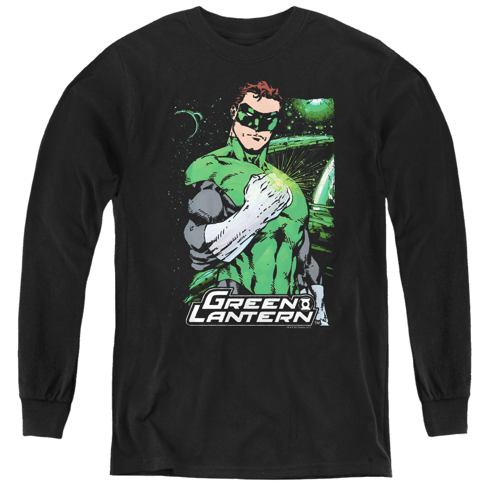 Green Lantern Fist Flare - Youth Long Sleeve T-Shirt Youth Long Sleeve T-Shirt Green Lantern   