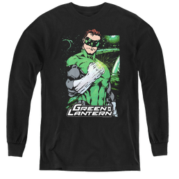 Green Lantern Fist Flare - Youth Long Sleeve T-Shirt Youth Long Sleeve T-Shirt Green Lantern   