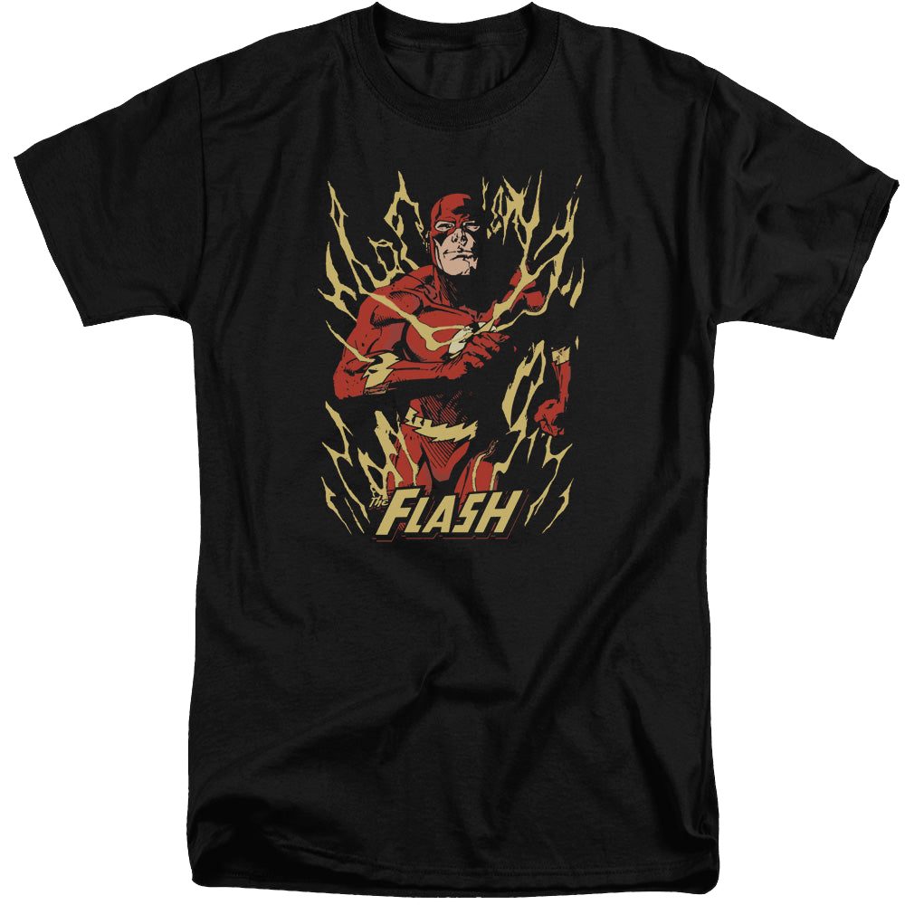 Flash, The Flash Flare - Men's Tall Fit T-Shirt Men's Tall Fit T-Shirt The Flash   