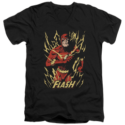 Flash, The Flash Flare - Men's V-Neck T-Shirt Men's V-Neck T-Shirt The Flash   