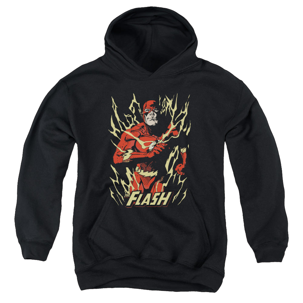 Flash, The Flash Flare - Youth Hoodie Youth Hoodie (Ages 8-12) The Flash   