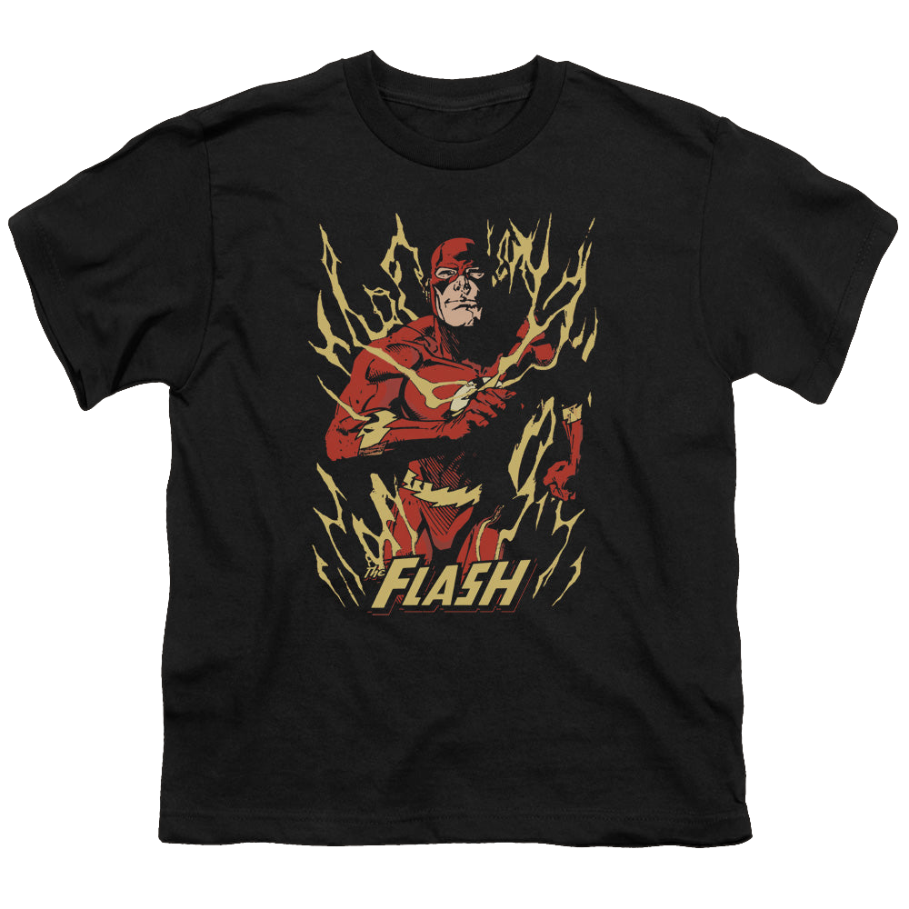 Flash, The Flash Flare - Youth T-Shirt Youth T-Shirt (Ages 8-12) The Flash   