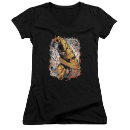 Flash, The Reversed - Juniors V-Neck T-Shirt Juniors V-Neck T-Shirt The Flash   
