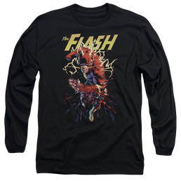 Flash, The Ripping Apart - Men's Long Sleeve T-Shirt Men's Long Sleeve T-Shirt The Flash   
