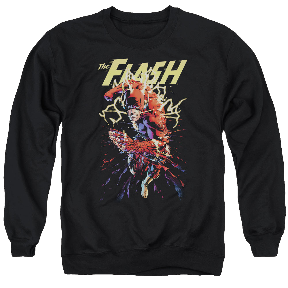 Flash, The Ripping Apart - Men's Crewneck Sweatshirt Men's Crewneck Sweatshirt The Flash   