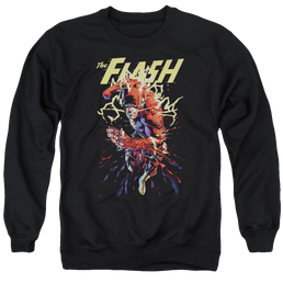 Flash, The Ripping Apart - Men's Crewneck Sweatshirt Men's Crewneck Sweatshirt The Flash   