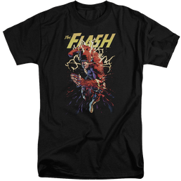 Flash, The Ripping Apart - Men's Tall Fit T-Shirt Men's Tall Fit T-Shirt The Flash   