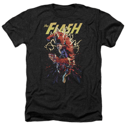 Flash, The Ripping Apart - Men's Heather T-Shirt Men's Heather T-Shirt The Flash   