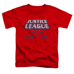 Justice League Here I Come - Kid's T-Shirt Kid's T-Shirt (Ages 4-7) Justice League   