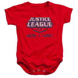 Justice League Here I Come - Baby Bodysuit Baby Bodysuit Justice League   