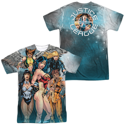 Justice League Gals Night Out Men's All Over Print T-Shirt Men's All-Over Print T-Shirt Justice League   