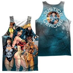 Justice League Gals Night Out Men's All Over Print Tank Men's All Over Print Tank Justice League   