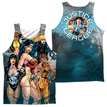 Justice League Gals Night Out men's all-over print tank